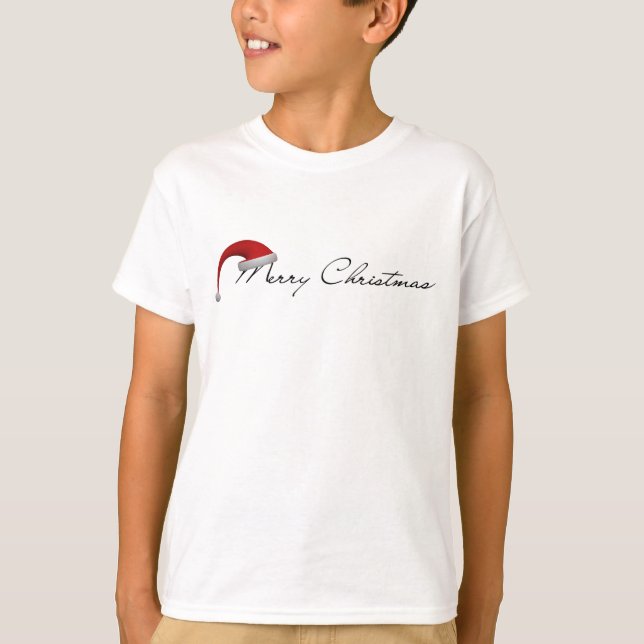 Camiseta de los niños de las Felices Navidad (Anverso)