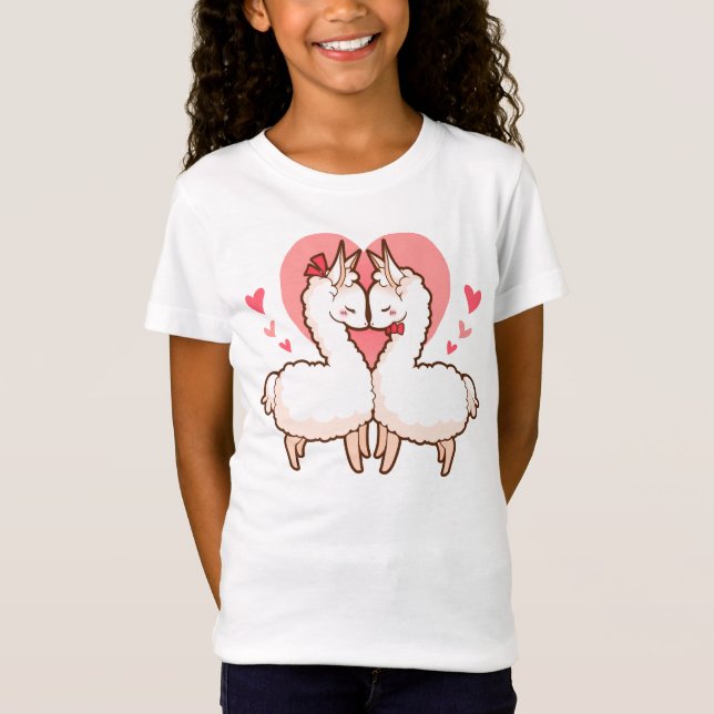Camiseta de los niños de las llamas del amor (Anverso)