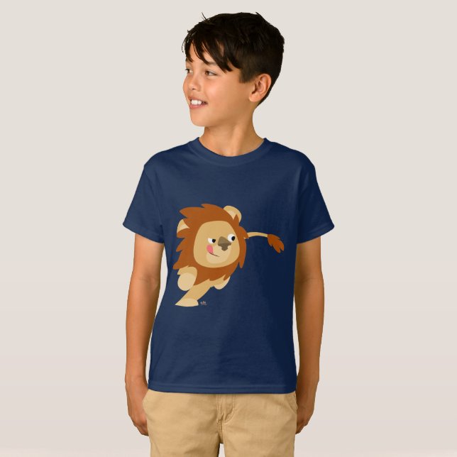 Camiseta de los niños de león del Personalizado Cu (Anverso completo)