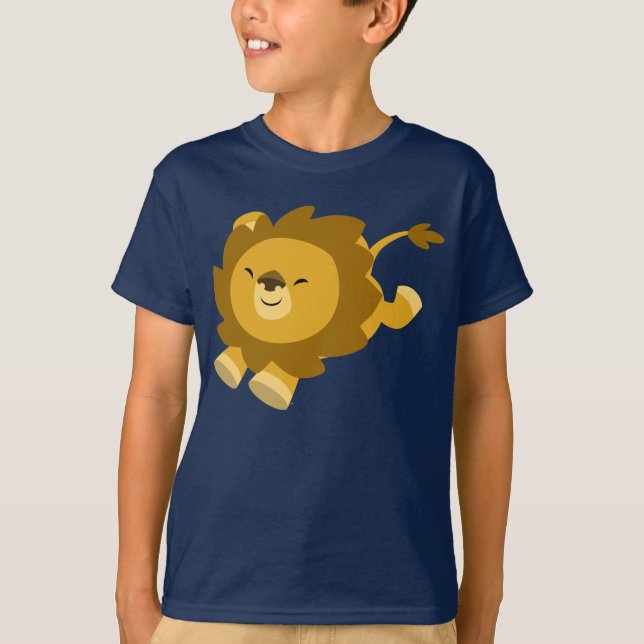 Camiseta de los niños de león, Personalizado estát (Anverso)