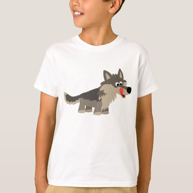 Camiseta de los niños de Lobo de Personalizado abu (Anverso)