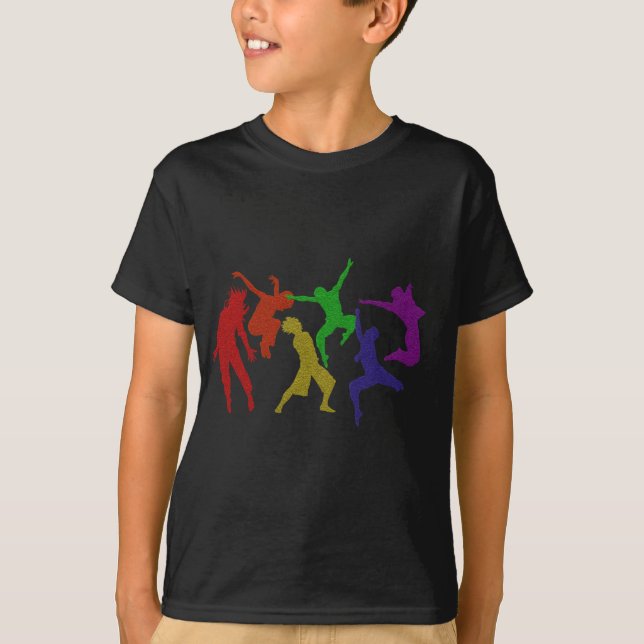 Camiseta de los niños de los bailarines (Anverso)