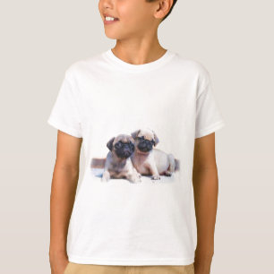 Camiseta de los niños de los perritos del barro