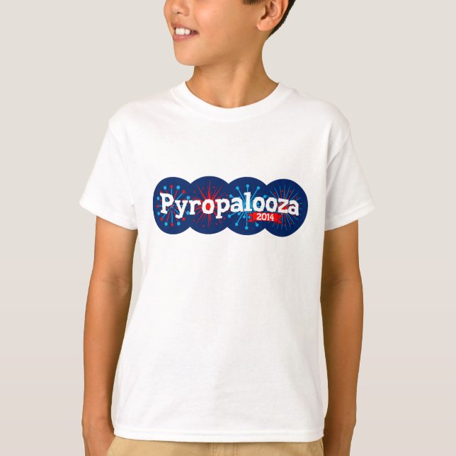 Camiseta de los niños de Pyropalooza (Anverso)