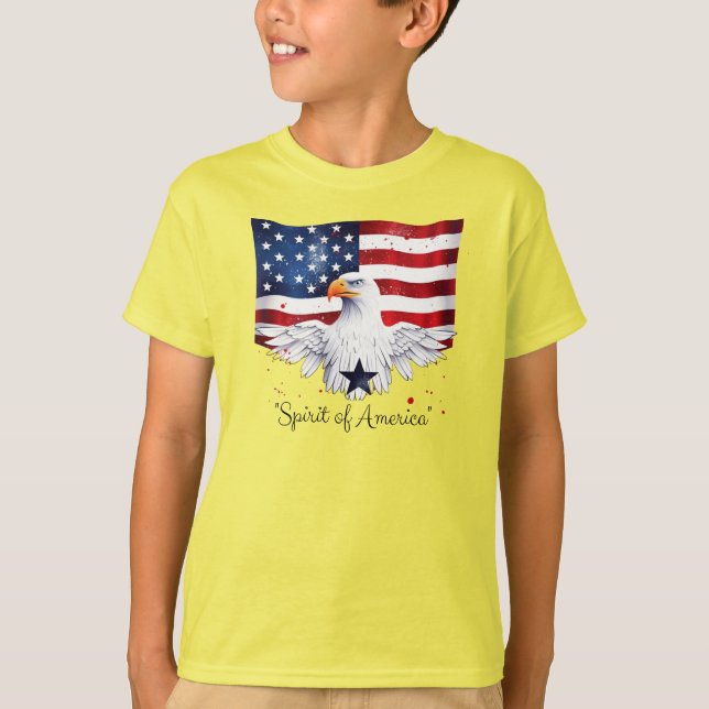 Camiseta de los niños de Spirit of America (Anverso)