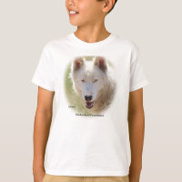 Camiseta de los niños de White Wolf