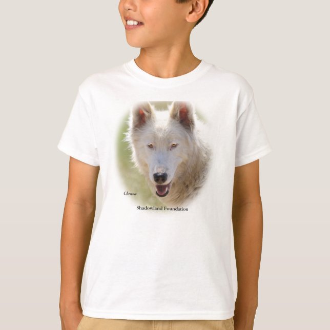 Camiseta de los niños de White Wolf (Anverso)
