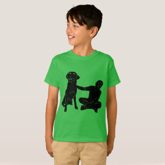 Camiseta de los niños del amor del laboratorio