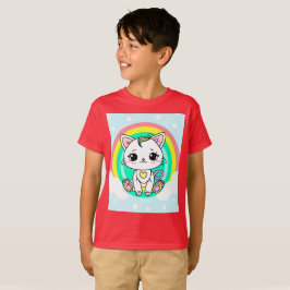 Camiseta de los niños del barrio del arcoiris
