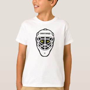 Camiseta de los niños del casco de los ojos de