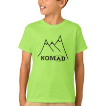 Camiseta de los niños del explorador del nómada