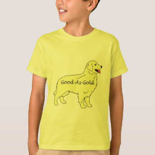 Camiseta de los niños del golden retriever buena