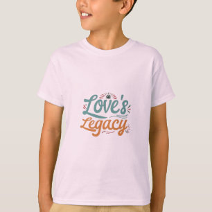 Camiseta de los niños del legado del amor