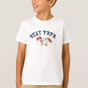 Camiseta de los niños del mejor papá - Diseño de c