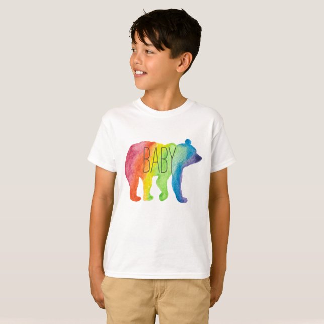 Camiseta de los niños del orgullo de la familia de (Anverso completo)