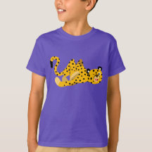 Camiseta de los niños del Personalizado Chetah