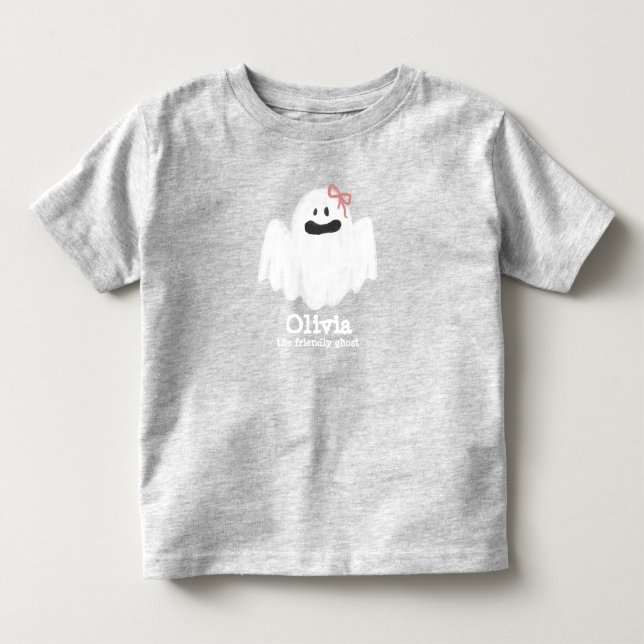 Camiseta De Los Niños Fantasma Halloween (Anverso)
