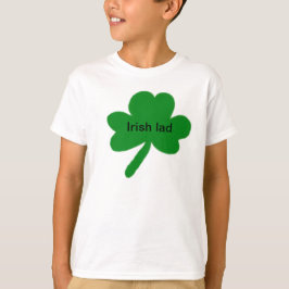 Camiseta de los niños irlandeses de Shamrock
