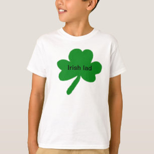 Camiseta de los niños irlandeses de Shamrock