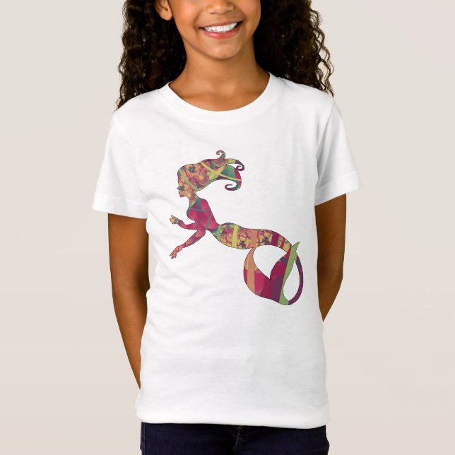 Camiseta de los niños - muñeca - sirena (Anverso)