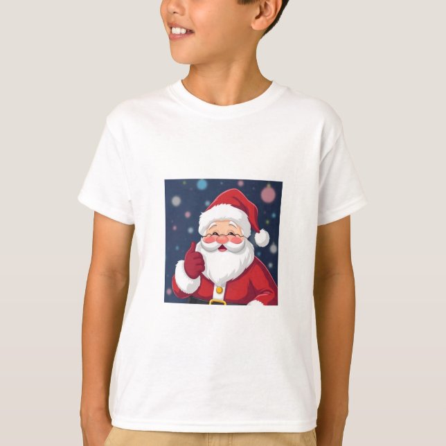 Camiseta de los niños navideños de Santa María (Anverso)