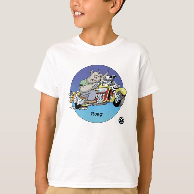 Camiseta de los niños - Roag, motoristas es © de (Anverso)