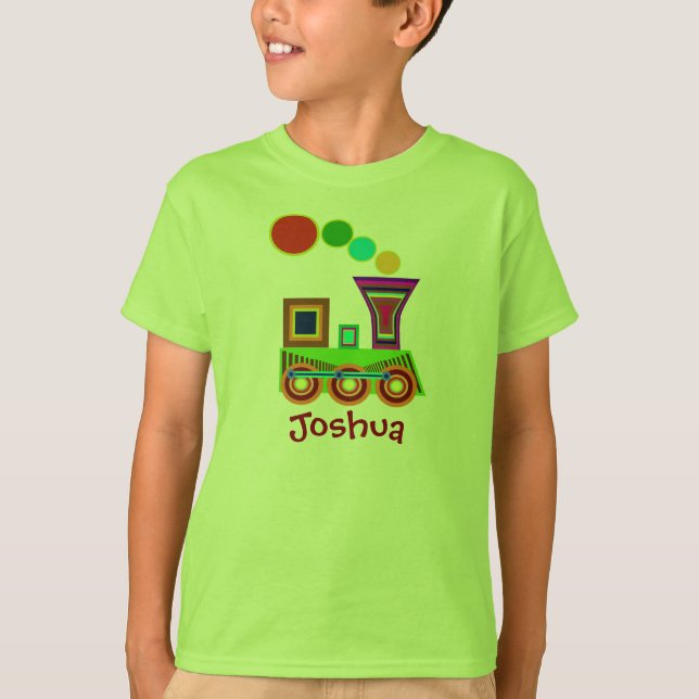 Camiseta de los niños: Tren (Anverso)