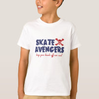 CAMISETA de los NIÑOS - vengadores del patín -