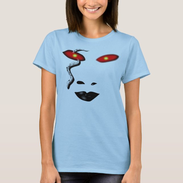Camiseta de los ojos de serpiente (Anverso)