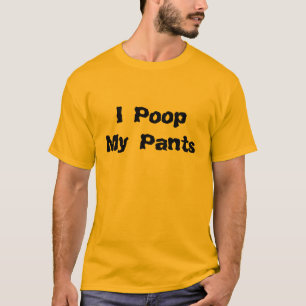 CAMISETA de los pantalones de Poopie