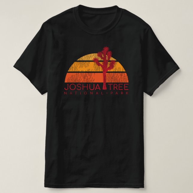 Camiseta de los parques nacionales Joshua Tree Dar (Diseño del anverso)