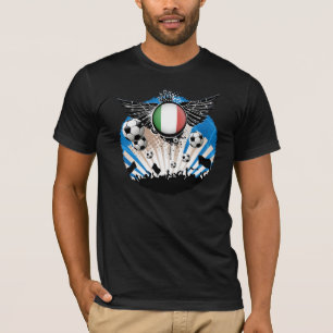 camiseta de los partidarios del fútbol de Italia