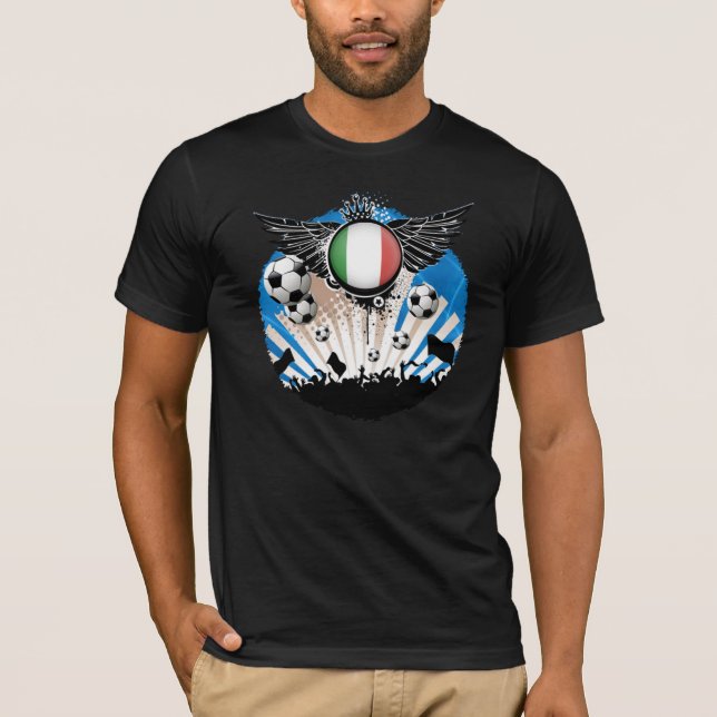 camiseta de los partidarios del fútbol de Italia (Anverso)