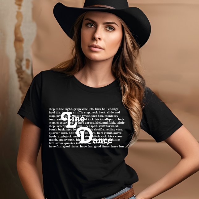 Camiseta de los pasos de las frases de baile en lí (Subido por el creador)