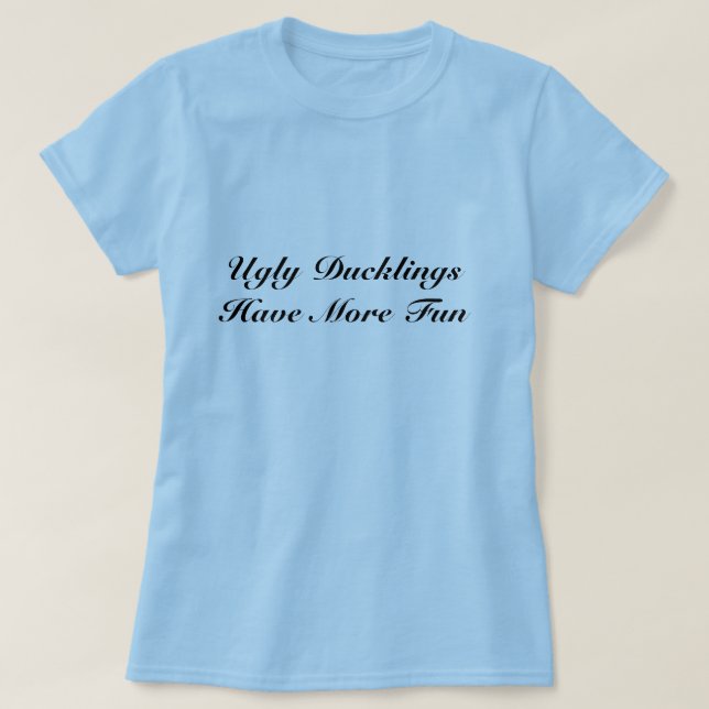 Camiseta de los patitos feos (Diseño del anverso)