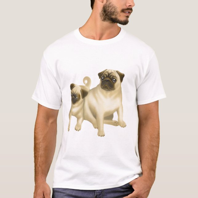 Camiseta de los perritos del barro amasado (Anverso)