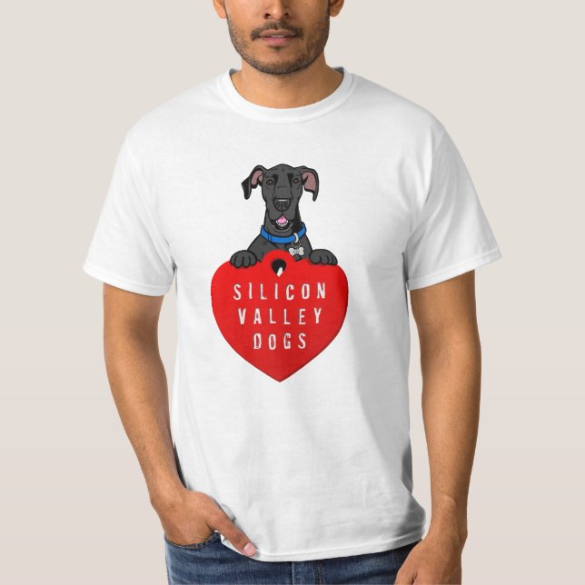 Camiseta de los perros de Silicon Valley (Anverso)