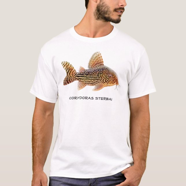 Camiseta de los pescados de Corydoras Sterbai (Anverso)