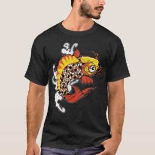 Camiseta de los pescados de Koi