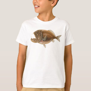 Camiseta de los pescados de mar profundo de