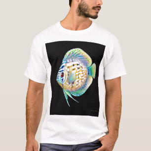 Camiseta de los pescados del acuario del disco