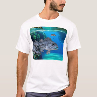 Camiseta de los pescados del océano