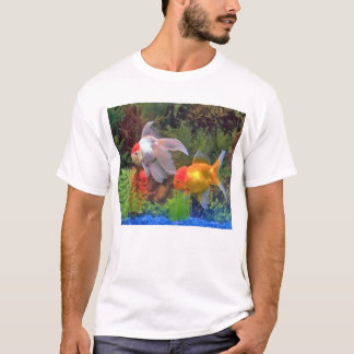 Camiseta de los pescados del oro