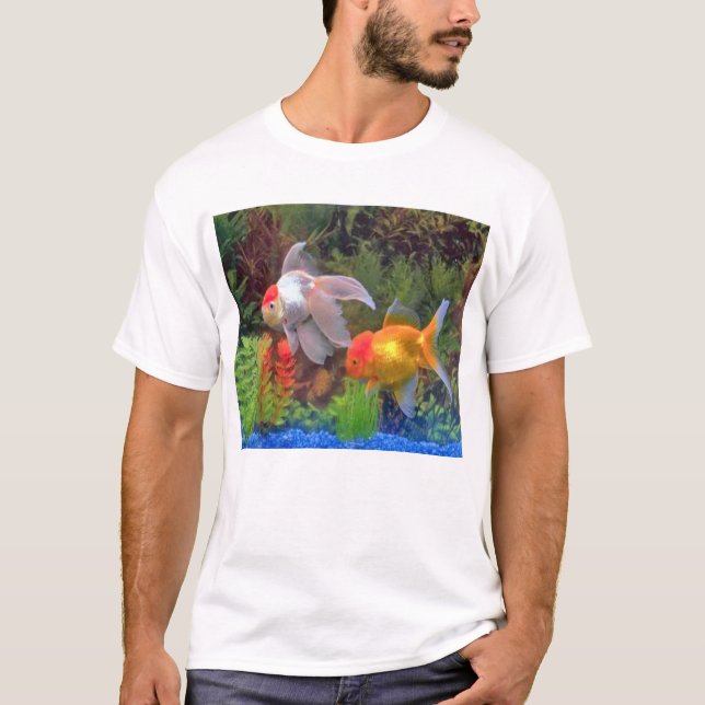 Camiseta de los pescados del oro (Anverso)