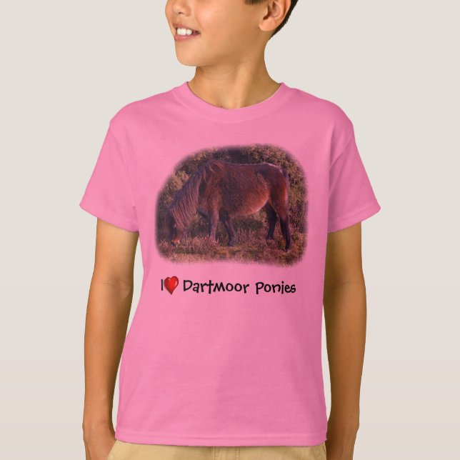 Camiseta de los potros de Dartmoor del corazón I (Anverso)