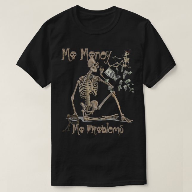 Camiseta de los problemas del MES del dinero del (Diseño del anverso)