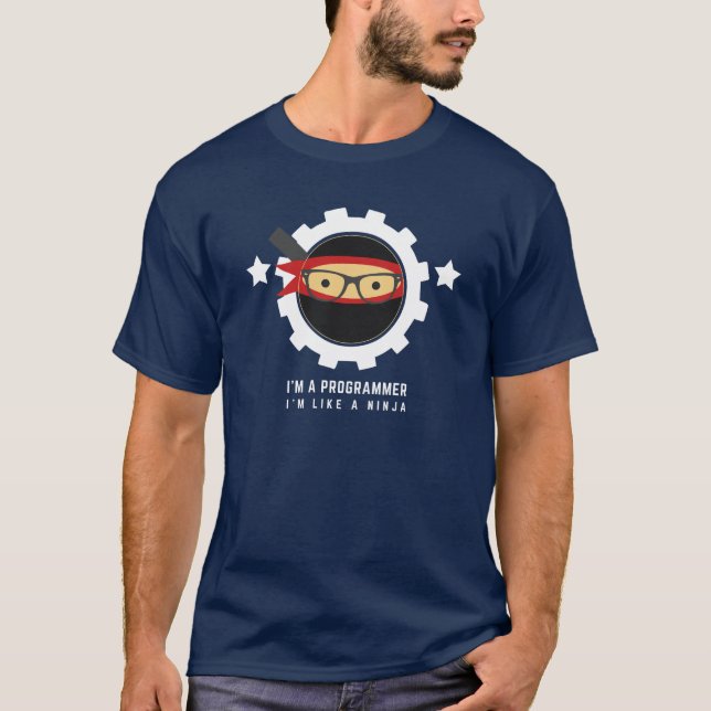 camiseta de los programadores: soy programador (Anverso)