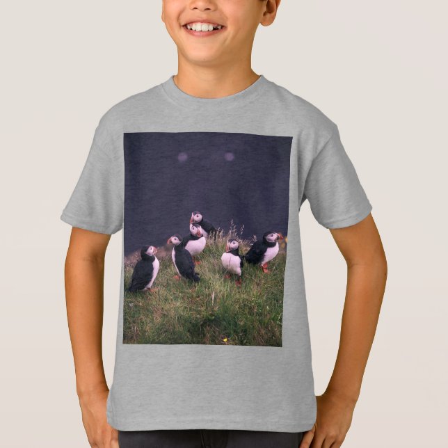 Camiseta de los Puffins del Atlántico (Anverso)