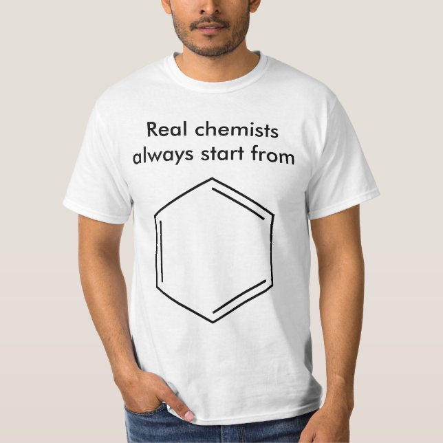 Camiseta ¡De los químicos comienzo real siempre del (Anverso)