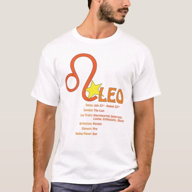 Camiseta de los rasgos de Leo (Anverso)